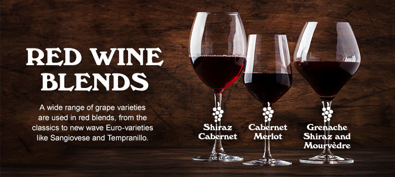 What are red wine blends?
